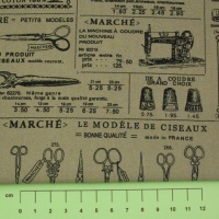 Fabric by the Metre - 333 Vintage Haberdashery - Silver